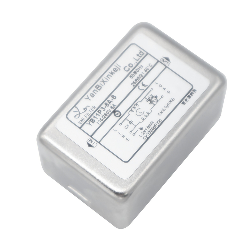 1A 3A 6A PCB বিশেষ Emi ফিল্টার পিসি বোর্ডের জন্য নিম্ন বর্তমান পাওয়ার লাইন ফিল্টার
